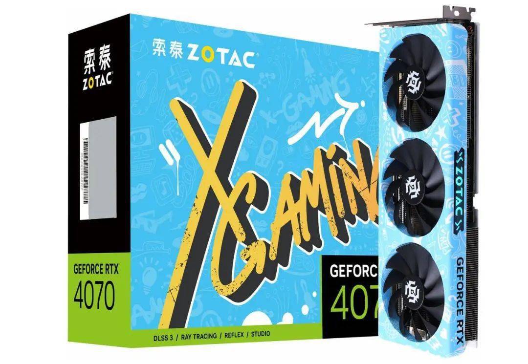 索泰三款 RTX 4070 显卡正式发布：均装备 12GB GDDR6X 显存