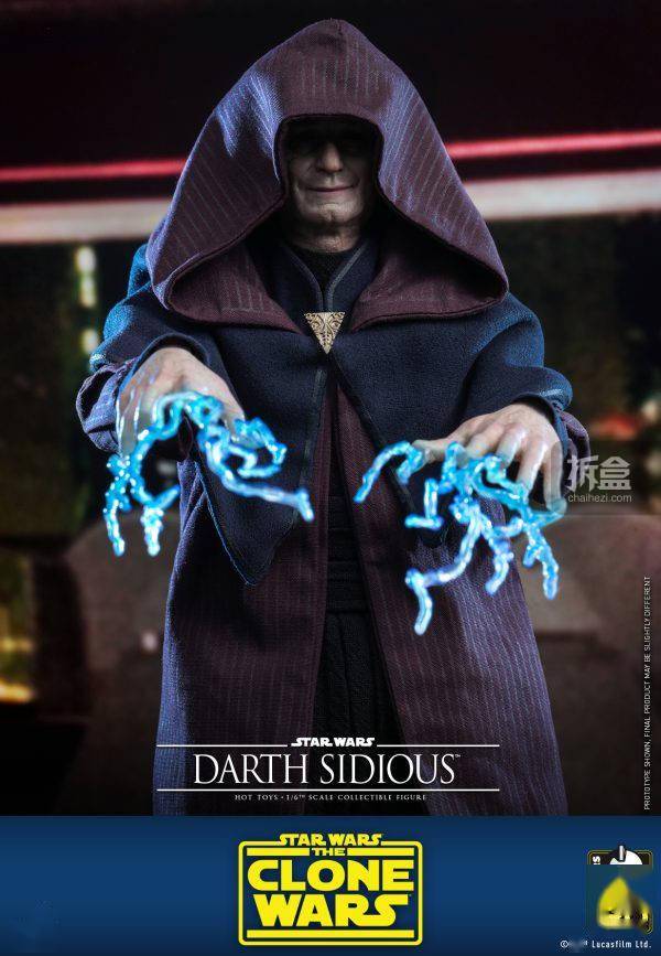 Hot Toys《星球大战：克隆人战争》达斯·西迪厄斯 1/6可动听偶