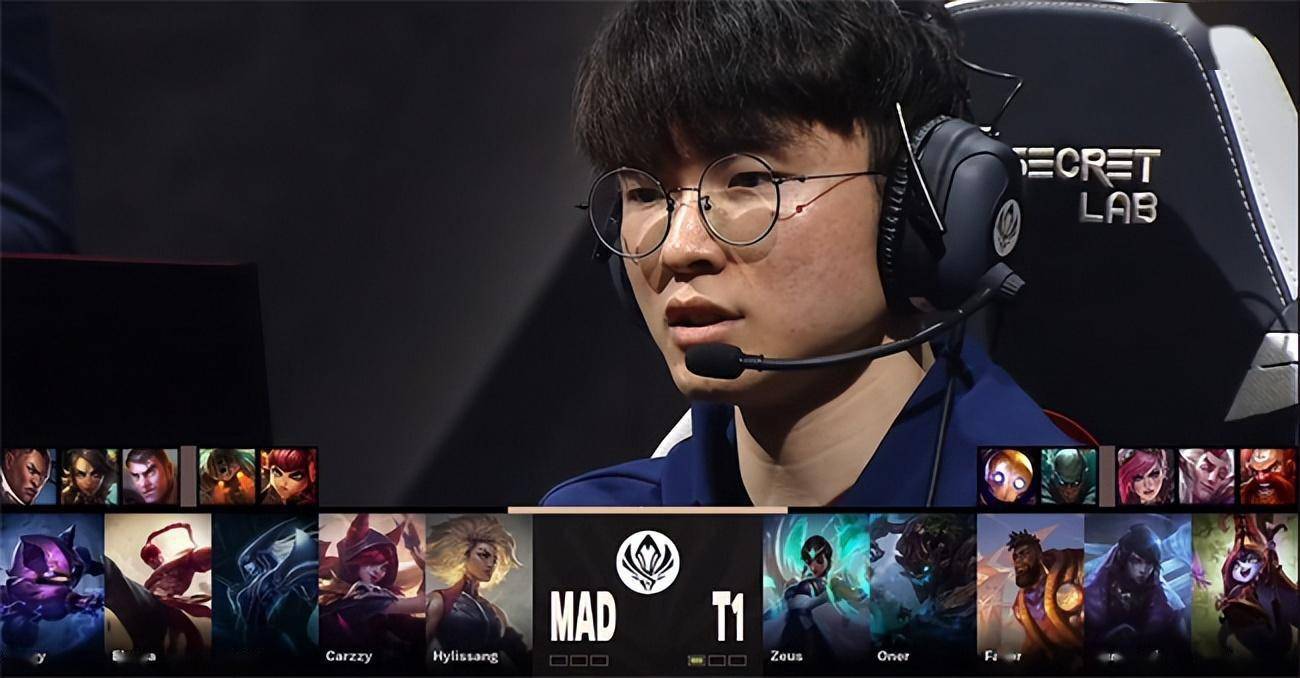 LOL-MSI：16分钟速战速决，T1实力碾压3-0击败MAD晋级胜者组！