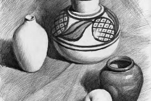 初学画画如何学会画素描静物_搜狐网