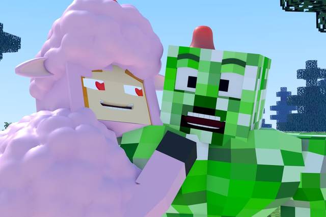 我的世界动画:苦力怕的爱情