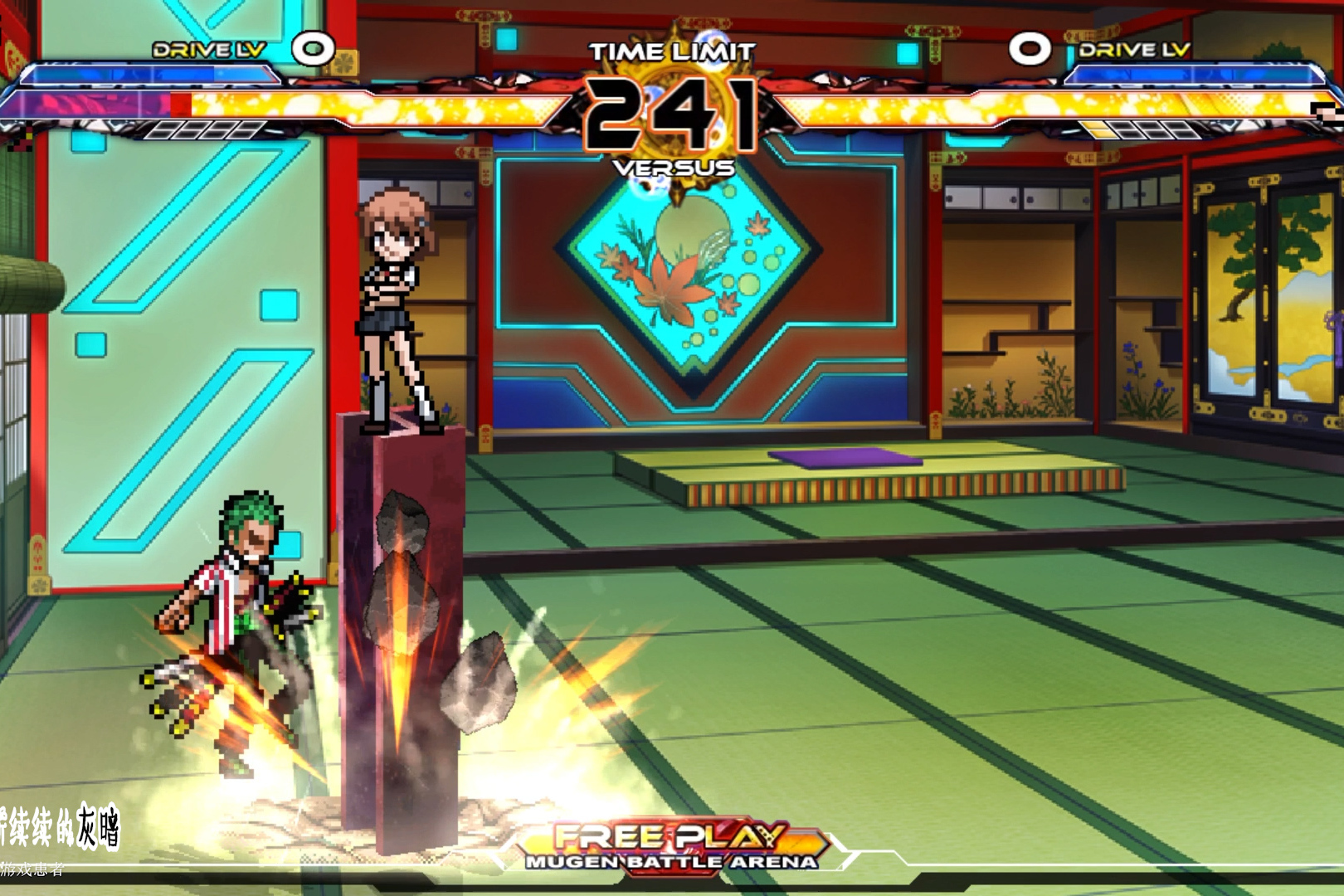 卡通动漫大乱斗索隆vs御坂美琴索隆打不过御坂美琴