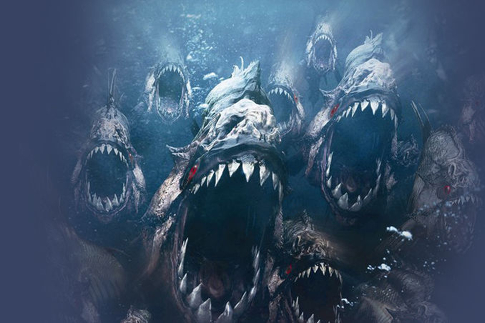 重口味电影食人鱼3d远古食人鱼袭击海滩度假区