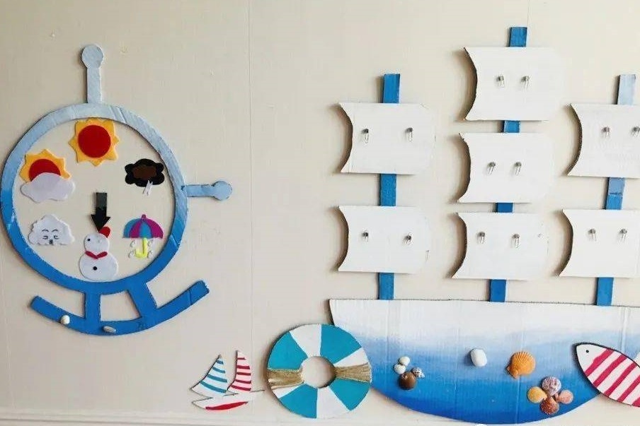 幼儿园海洋风主题环创来喽也太美了吧