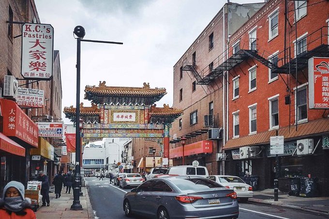 先说唐人街吧,去过美国很多中国城,费城这个并不算