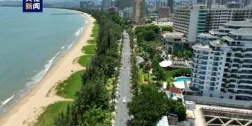 海南环岛旅游公路全线通车 航拍视角带您先游为快