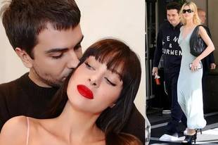 有点绿？小贝长子娇妻与男子亲吻 表情享受