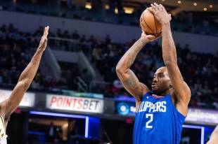 快船胜步行者 伦纳德中距离单挑无解