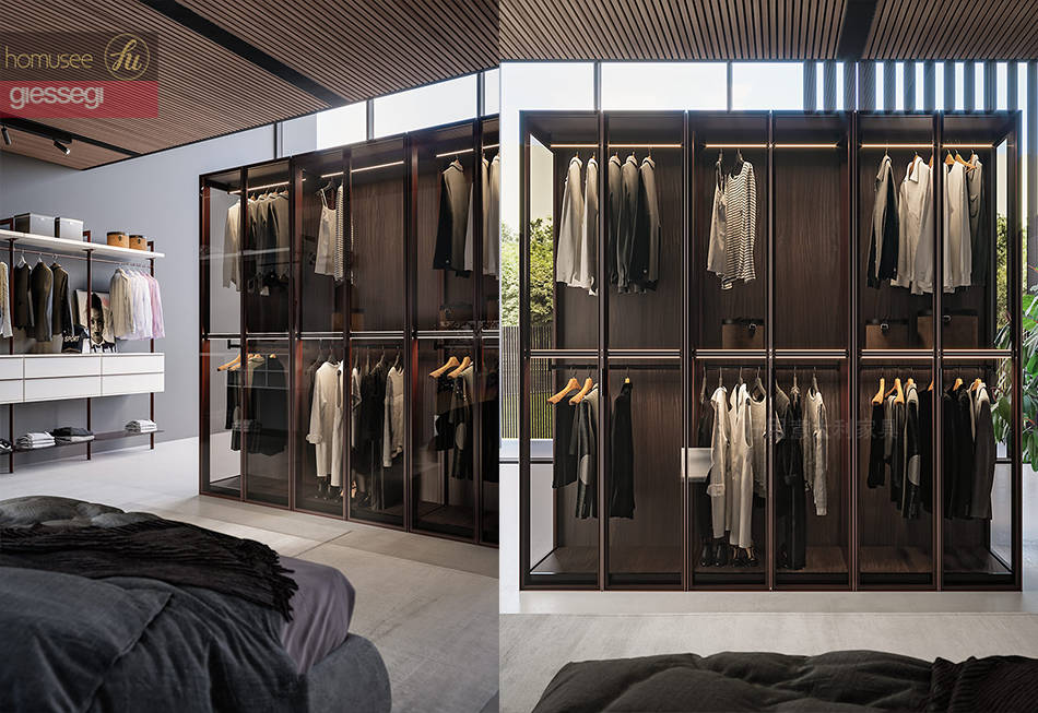 意大利排名前十家具大牌giessegi重新定义步入式衣帽间好用意大利家具