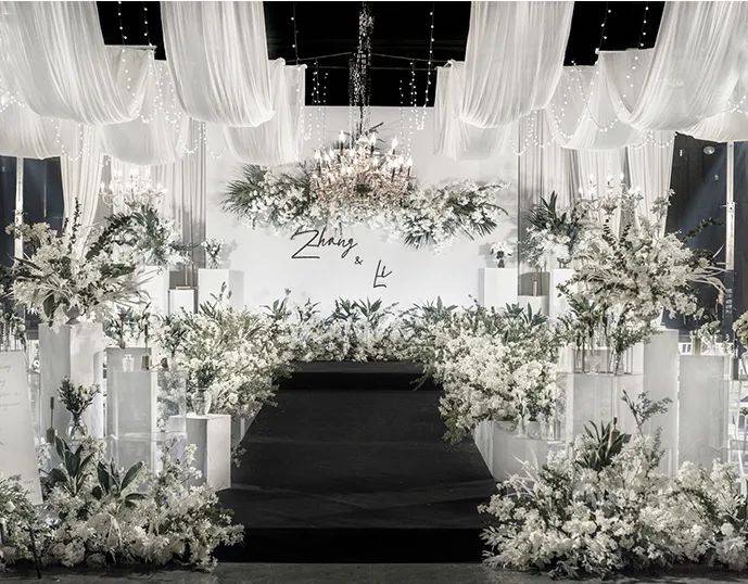 含蓄优雅的韩式婚礼,极简轻奢的美好,酷爱白色的神圣庄严