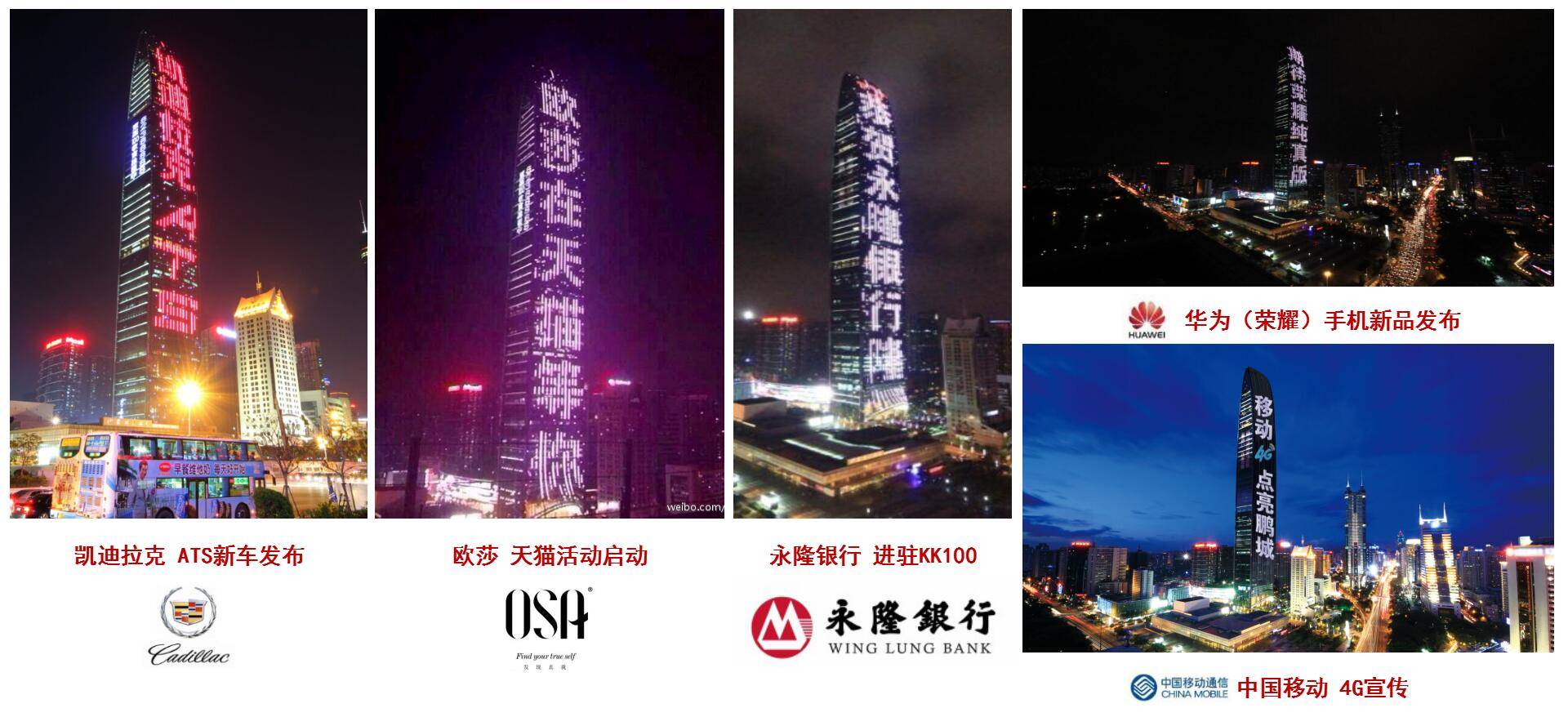 京基100 led幕墙灯光广告运营中心_kk100京基大厦广告投放价格