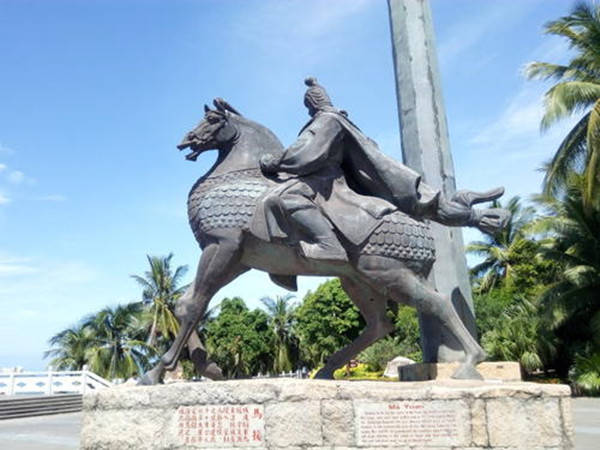 汉朝最霸气的边界,两根铜柱镇压一国近百年_马援