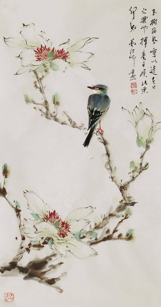 青年花鸟画家作品赏析