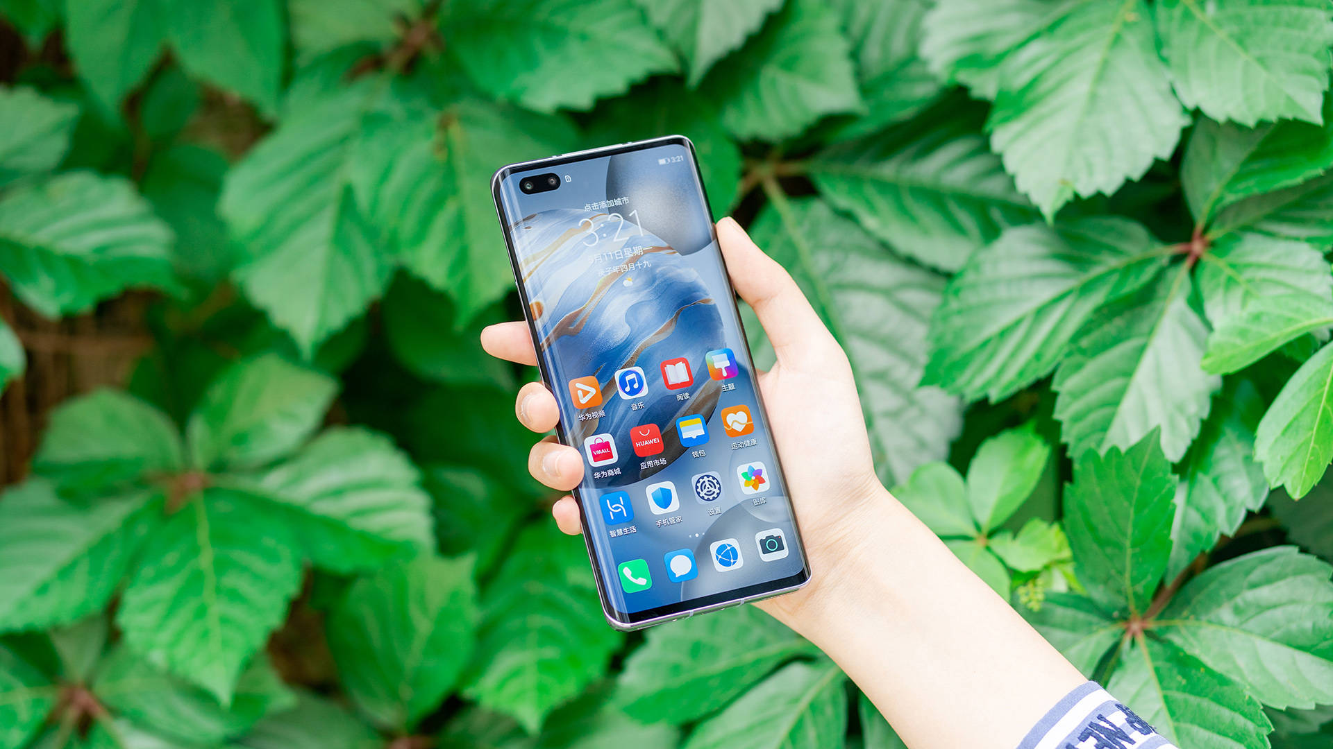 荣耀30pro流光幻境图赏握得住的光影镜像