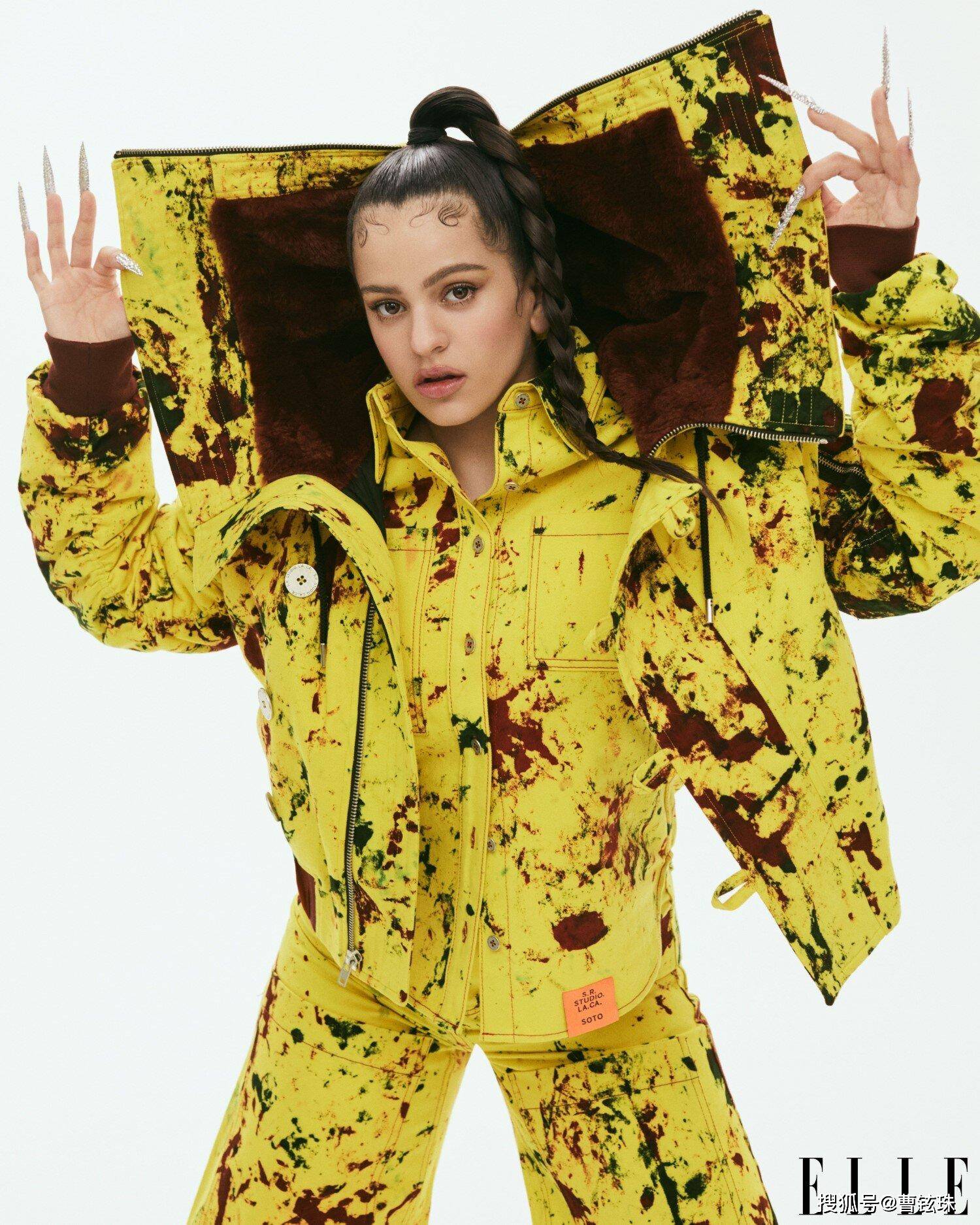 西班牙歌手罗莎莉亚,美国《elle》杂志访谈摄影