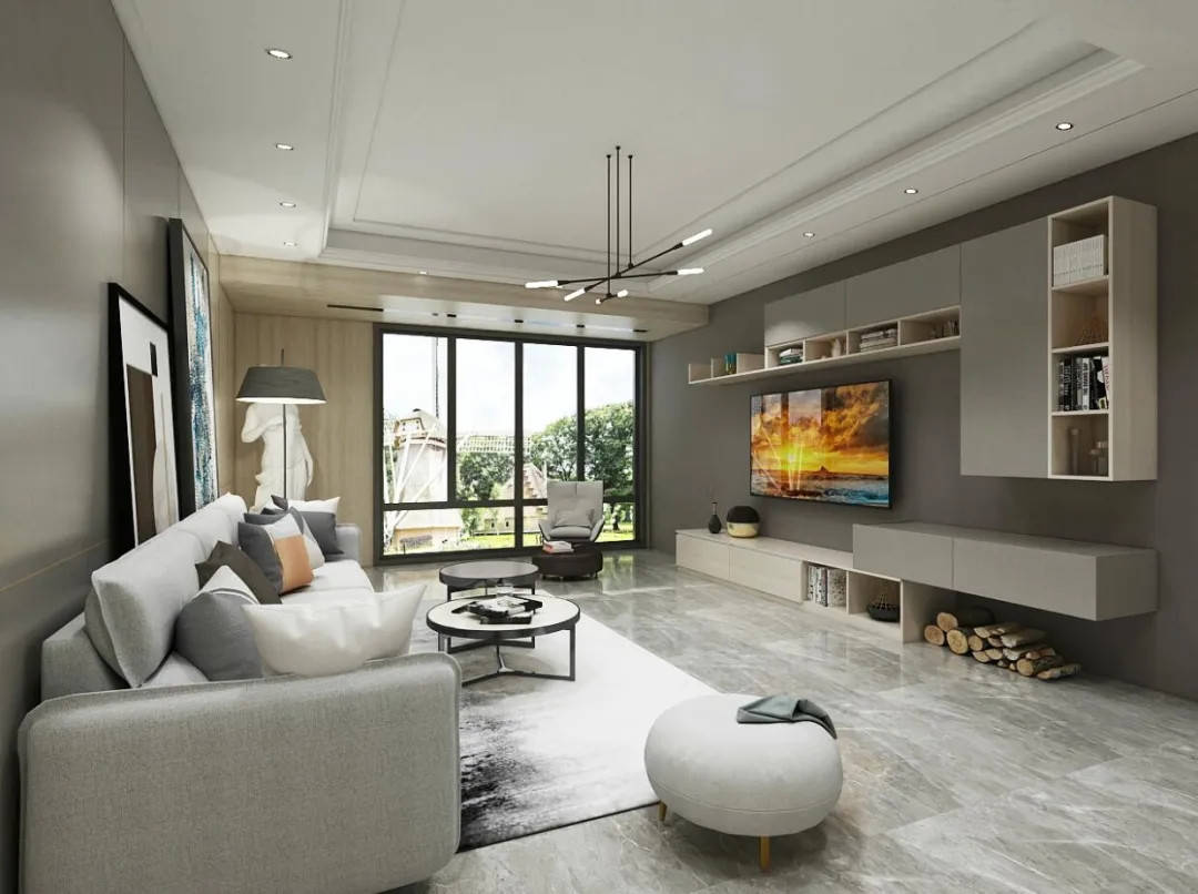 【全屋定制】110㎡二居室,现代轻奢风,舒适有情调,太美了!