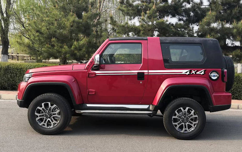 新款北汽bj40三门版曝光,搭载长城2.0t动力