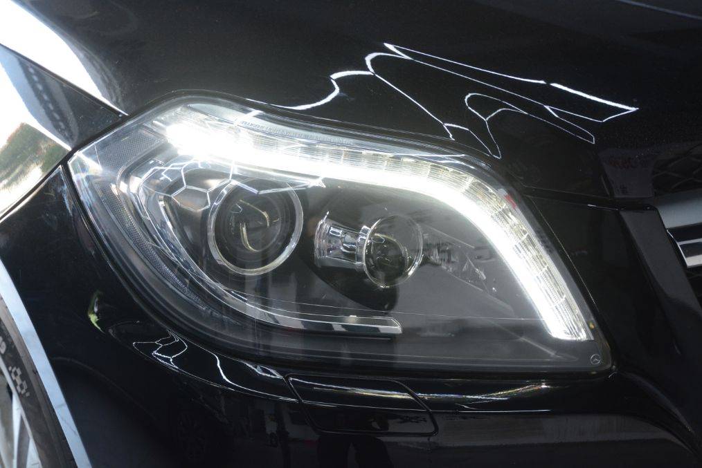 格界四透镜led大灯特写