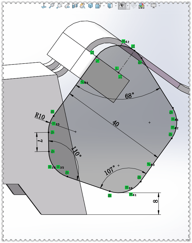 用solidworks画的薄壁大象此图比较无聊都是拉伸和切除