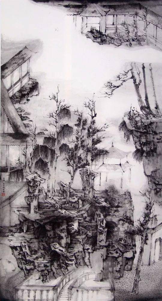 张健旺:物象与心境——黄勤山水画闲思「黄勤山水画作品欣赏」