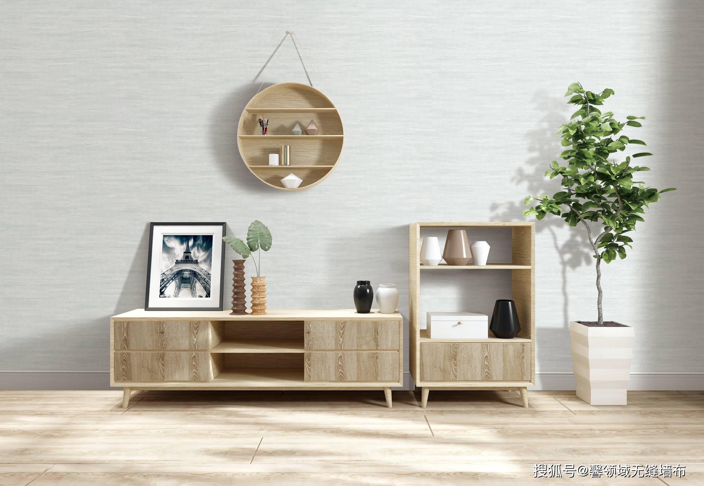 馨领域无缝墙布产品秀