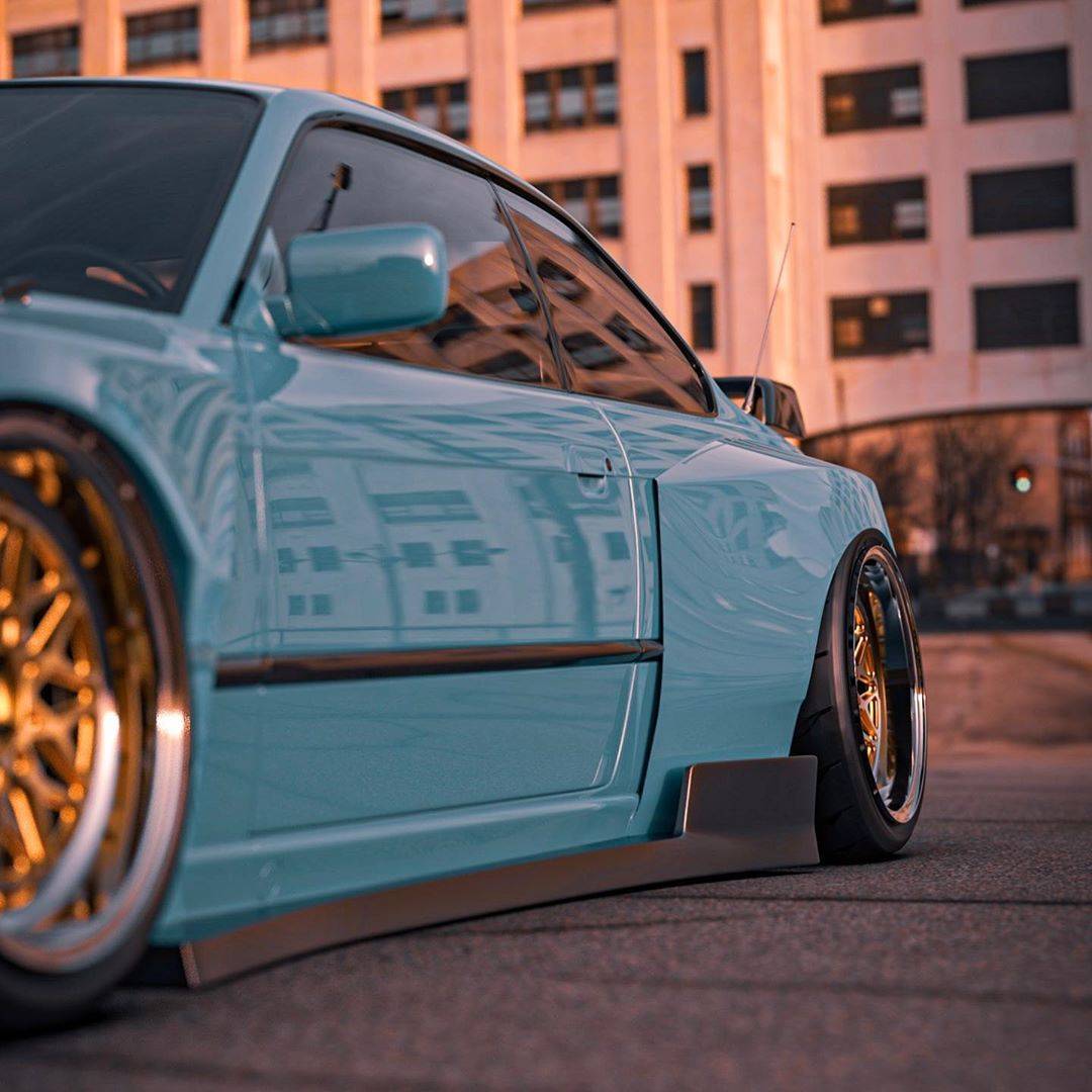 打造"jdm"风格的低趴宽体宝马m3!