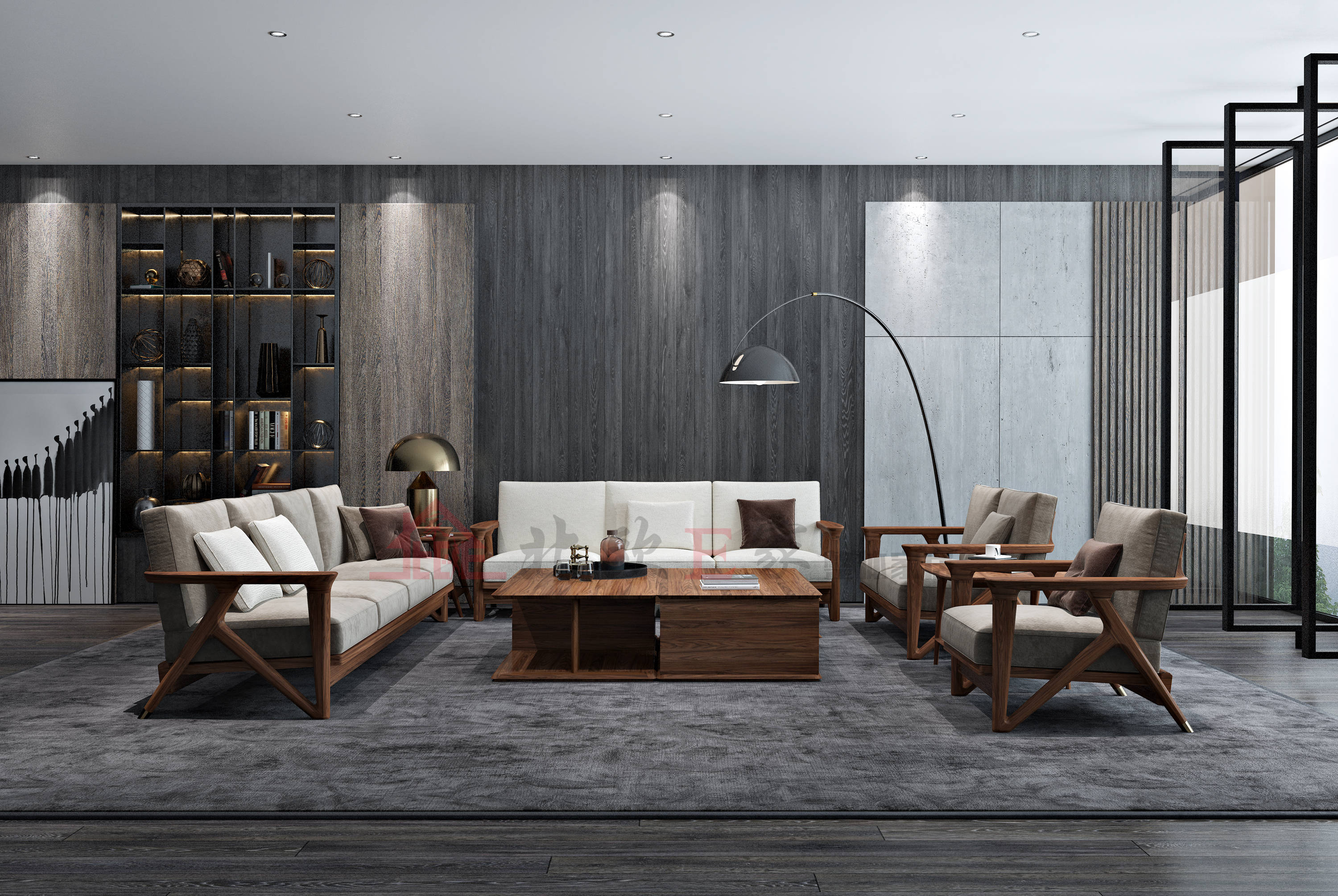 北欧e家黑胡桃家具,给精致生活添一份仪式感