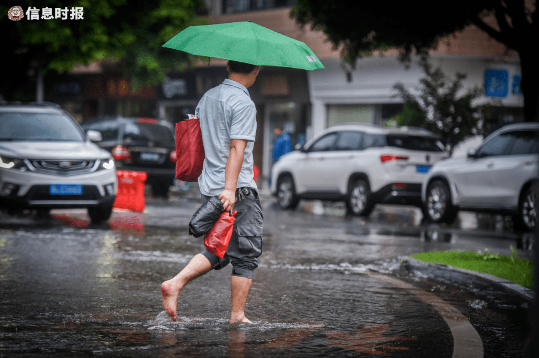 轰隆隆,哗啦啦…暴雨 8级大风 强雷电还要来,近期出门千万注意