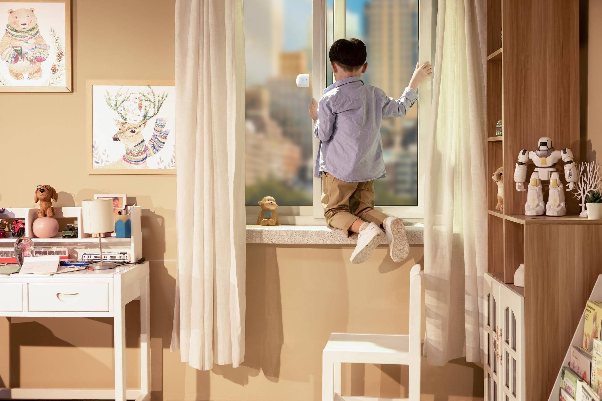 小米杂货铺上新,拒绝小孩高空坠落悲剧,智能守护窗前安全