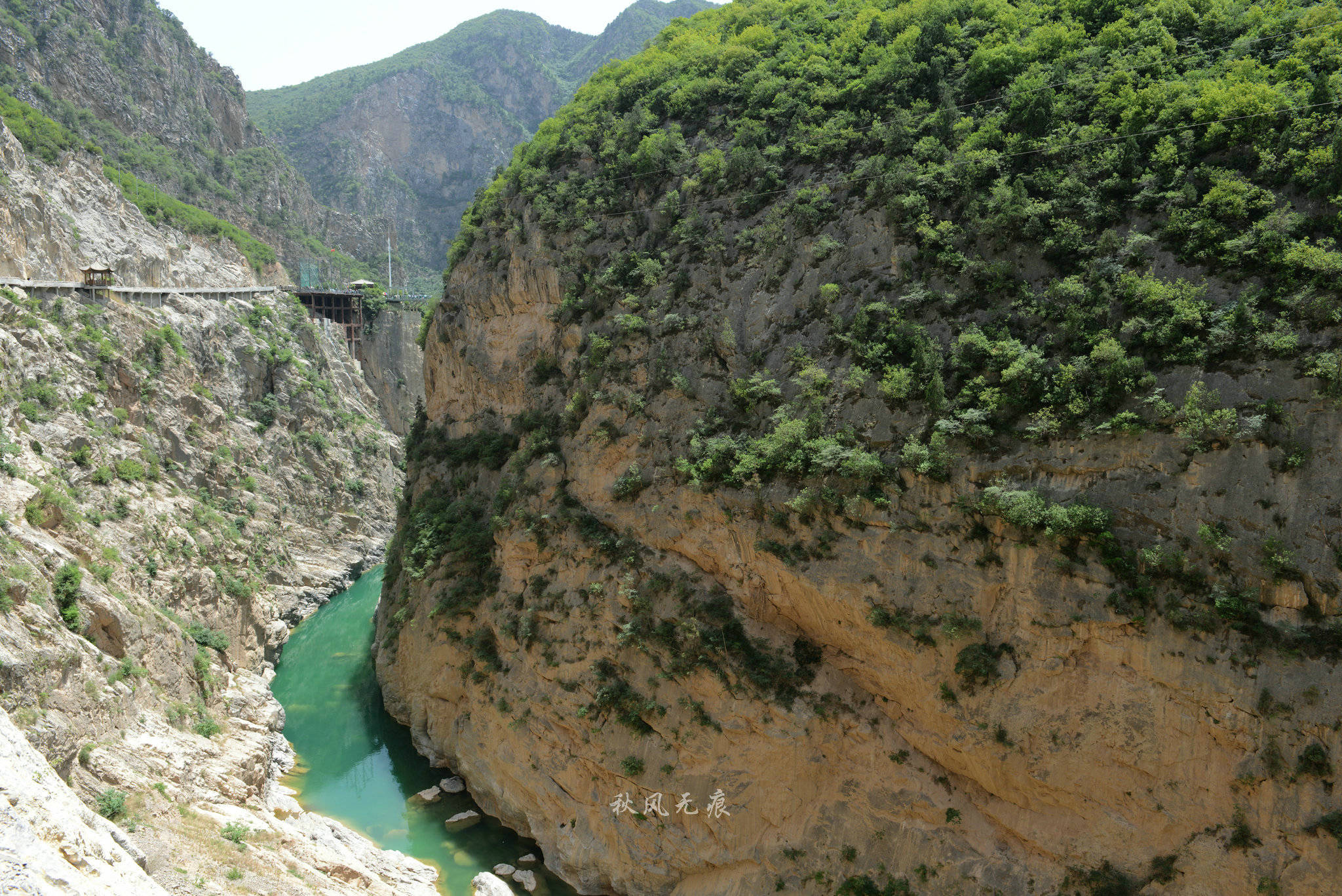 碧水青山鄭國渠涇河大峽谷顛覆對關中北山印記