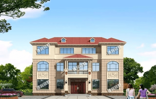 共堂屋的两栋双拼别墅面宽18米左右许多兄弟这样建