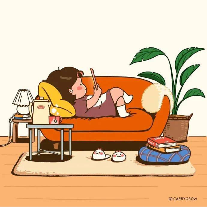 carrygrow浓情插画爱情の样子