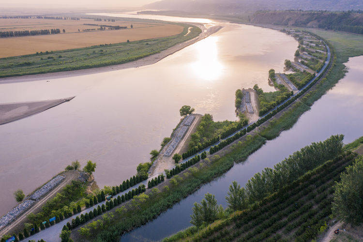 河南省灵宝市西阎乡:黄河景色美如画