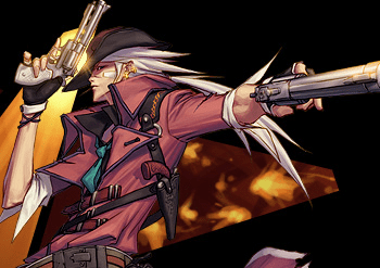 荒姐第一眼看到柯尔特就想到了《dnf》里的漫游枪手,一样的左轮枪,一