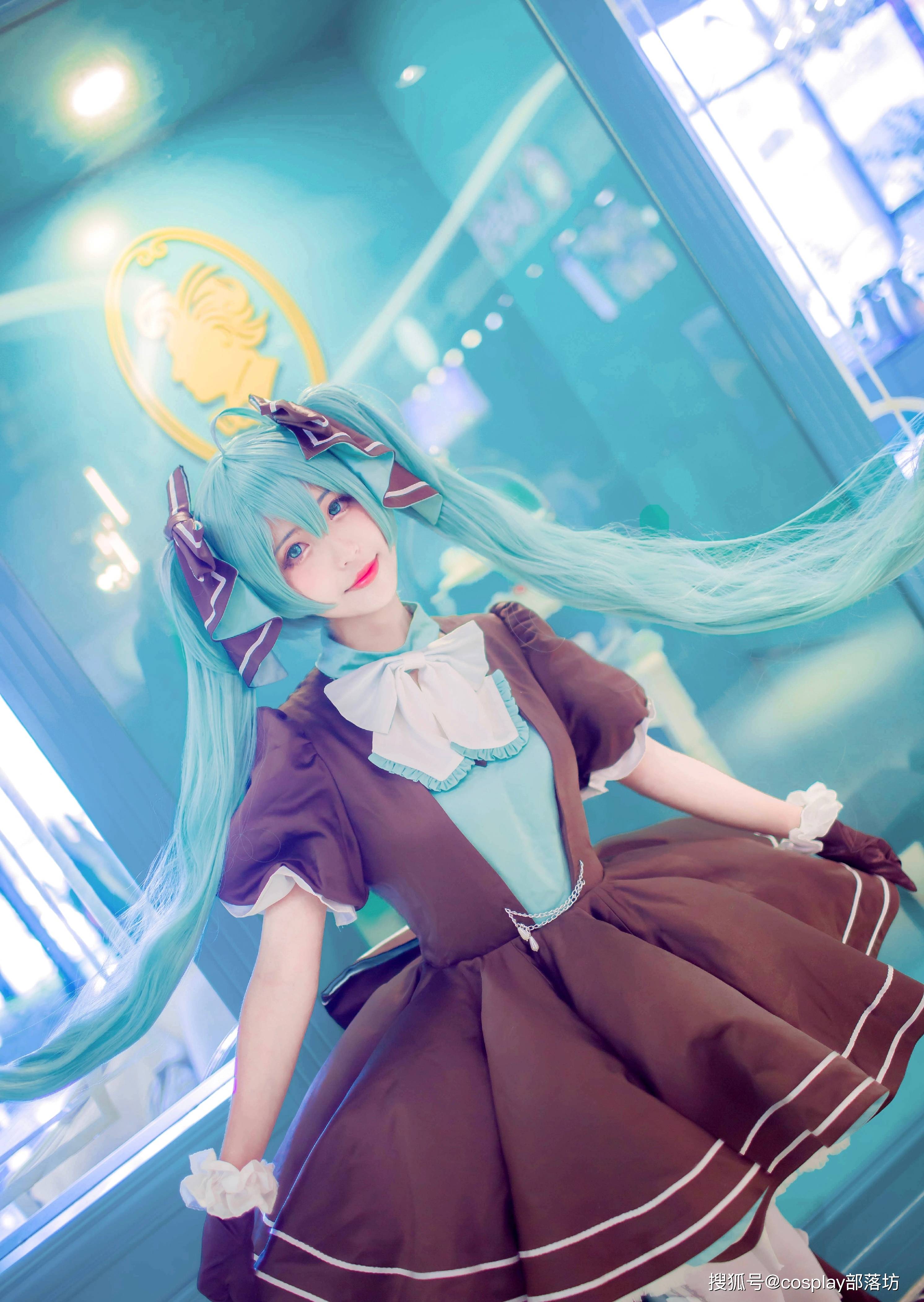 cos兔子洋装的初音未来这头发特别漂亮