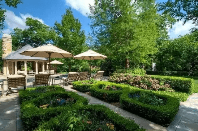 筑邦学堂|园林景观经典元素—绿篱的运用