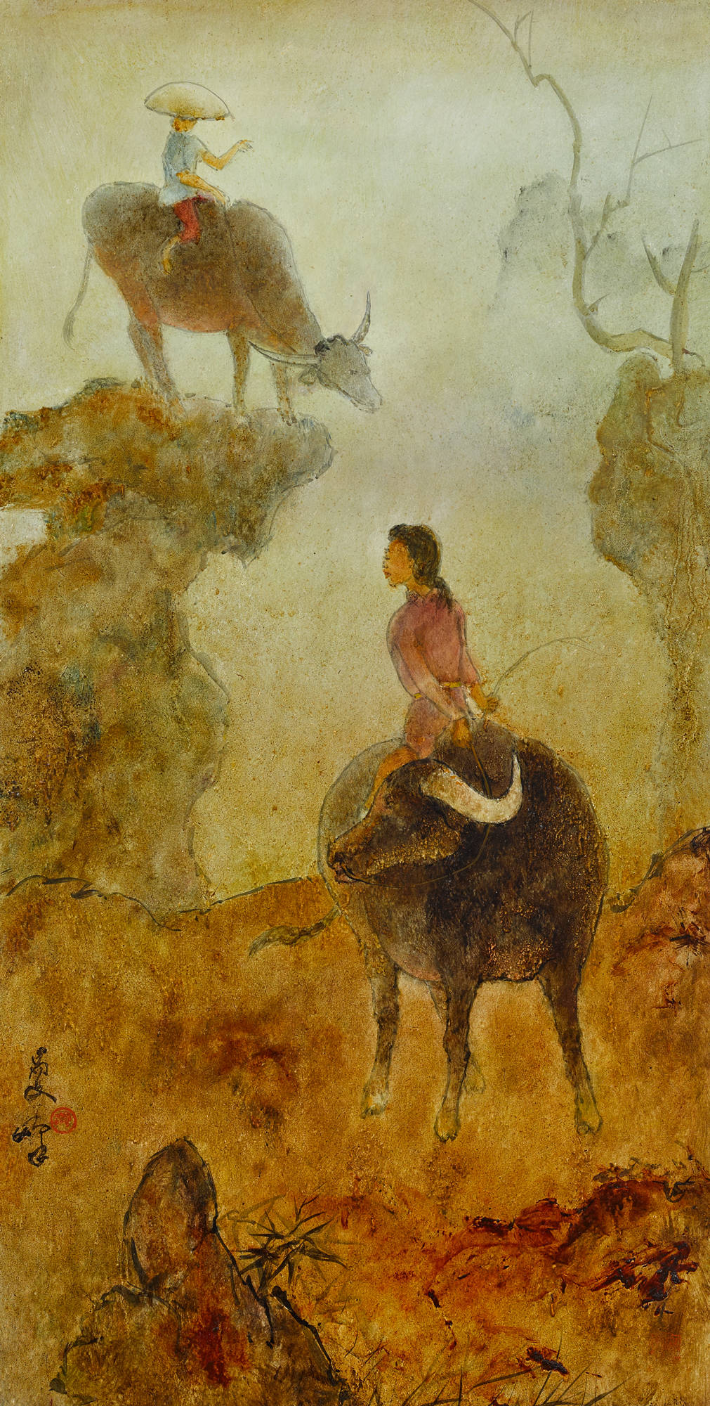 原创南洋画伯李曼峰油画欣赏