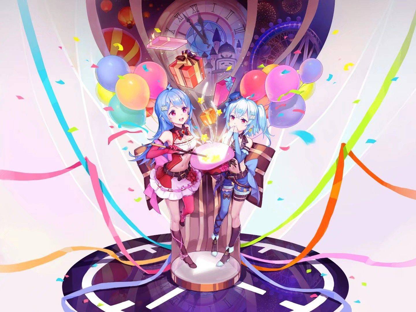 b站的2233娘回来了!体重升级黑袜勒腿了,这几天偷偷干杯去了?_二次元