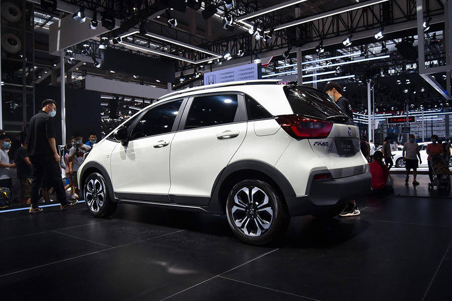 实拍详解广汽本田全新一代飞度crosstar 保持传统,细节彰显个性