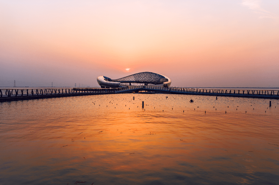 为苏州的湖湾时代呈新,世茂·苏河鹭鸣潮涌生活馆澎湃盛启_太湖