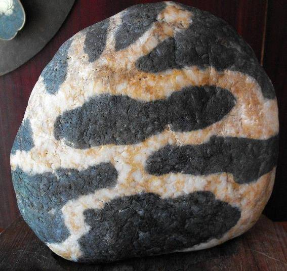 自然造化于一身的龙纹奇石