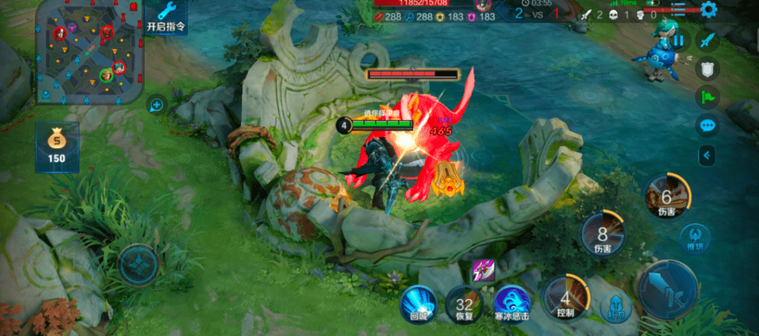 王者荣耀惩击流亚瑟依然强势学会控线刷野让对方打野自闭