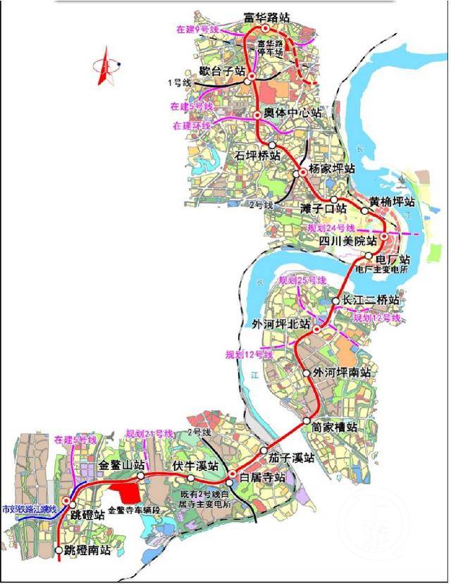 重庆将建公轨同层的过江大桥,全长约1.3km,计划2023年通车_李家沱