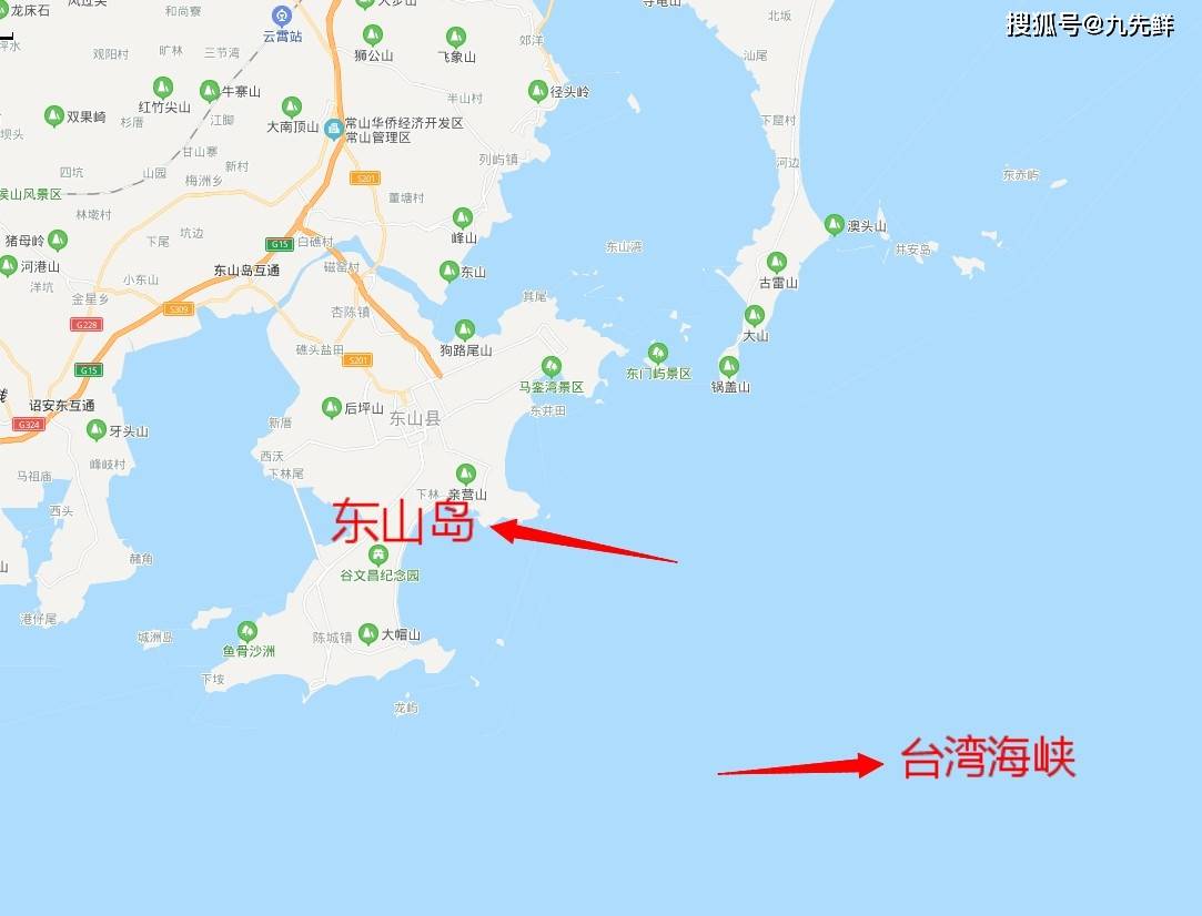 福建漳州东山岛地图图片
