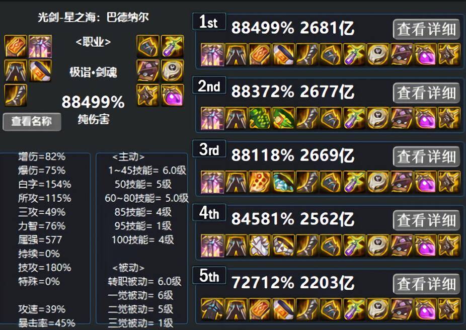 dnf:大幽魂9配哪2件最强?9成玩家选错了,水果不行歧路也不行_星之海