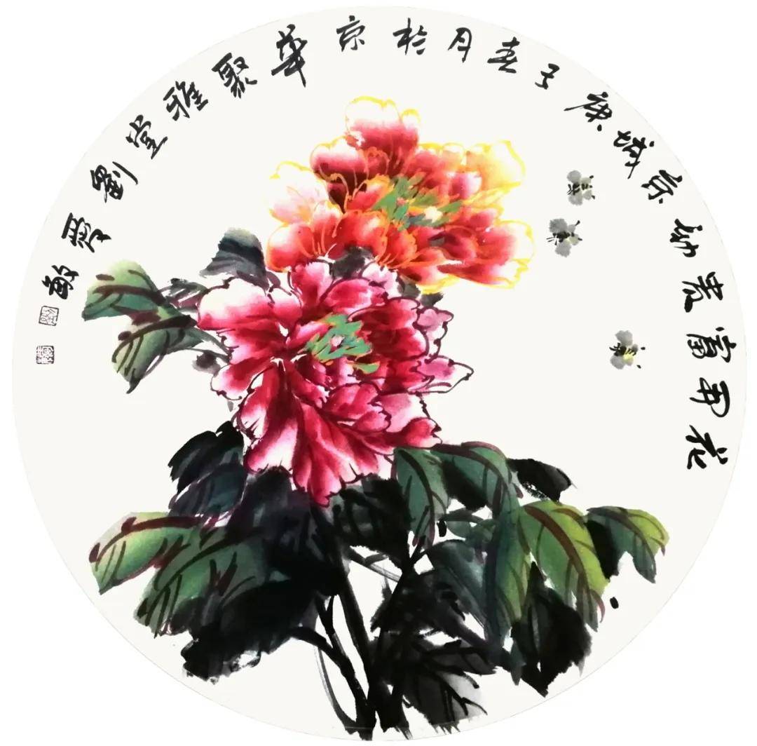 画家刘爱敏花鸟作品欣赏