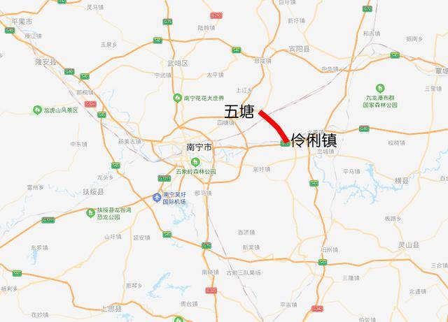 45亿元!南宁要修一条连接五塘和伶俐镇的二级公路