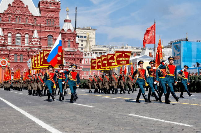 俄罗斯红场阅兵2021图片