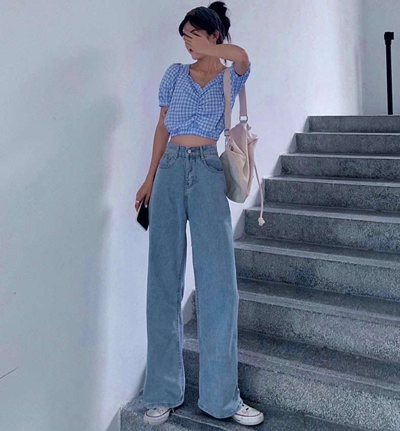 今年夏天火了"上短一截下长一截"搭配,小个子,高个子都适合穿