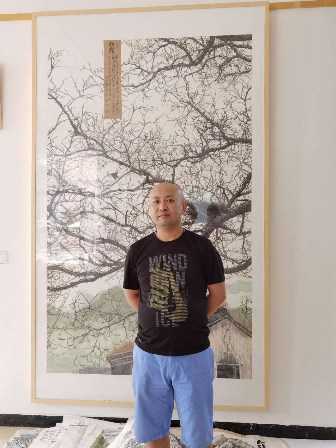 北京宋庄的艺术大师张文冉国画作品欣赏